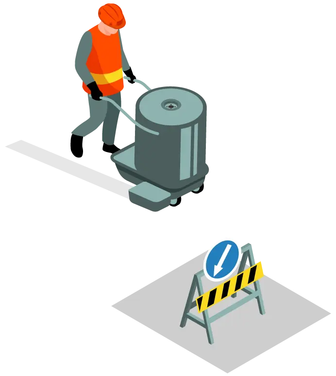 作業中のスタッフイラスト 6