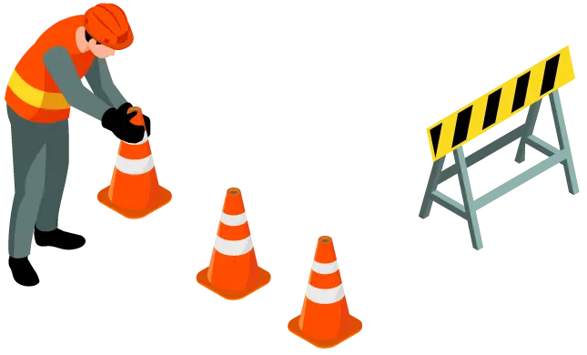 作業中のスタッフイラスト 9